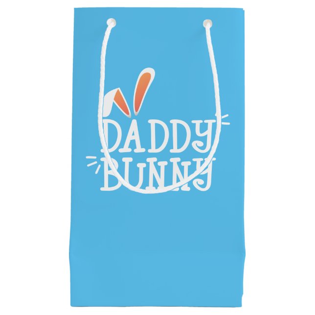 Simple Daddy Bunny Easter Typography | Bolsa de re (Anverso)