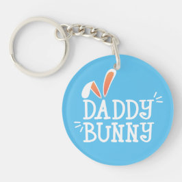 Simple Daddy Bunny Easter Typography | Llavero