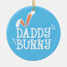 Simple Daddy Bunny Easter Typography | Ornamento