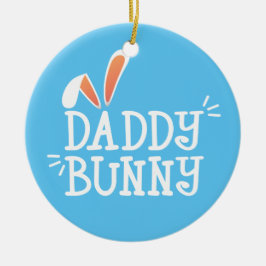 Simple Daddy Bunny Easter Typography | Ornamento