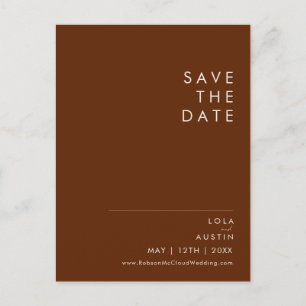 Simple Desierto   Invitación de Anuncio de Fecha O