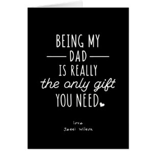 Simple Día de Padres Graciosos Siendo El Regalo De
