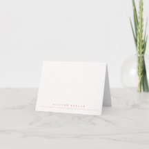 Simple Elegante Rosa Polvoriento Nombre Personaliz