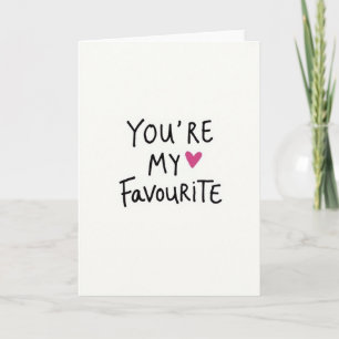 Simple Eres Mi Tarjeta Favorita