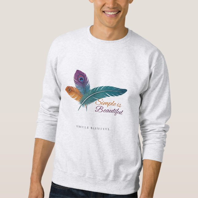 Simple es Hermoso - Sudadera Básica (Anverso)