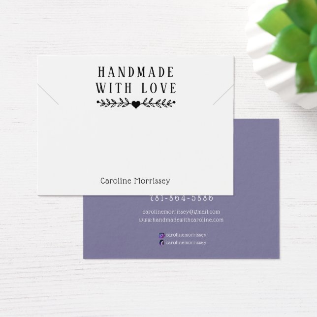 Simple Expositor de Collar de Joyería Tarjeta Mora (Escritorio)