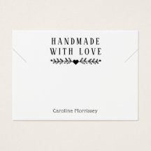 Simple Expositor de Collar de Joyería Tarjeta Mora