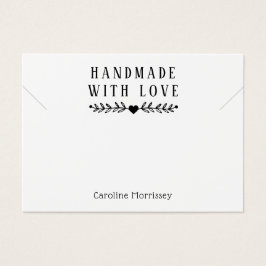 Simple Expositor de Collar de Joyería Tarjeta Mora