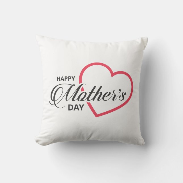 Simple feliz día de la madre | COJÍN DECORATIVO (Anverso)