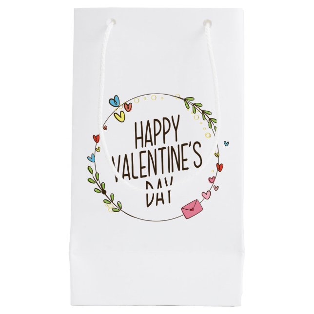 Simple, feliz día de San Valentín | Bolsa de regal (Anverso)
