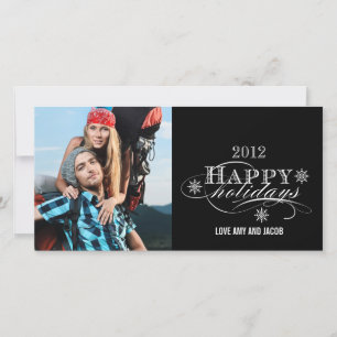 SIMPLE FELIZ TARJETAS DE FOTOGRAFÍA DE FESTIVOS NE