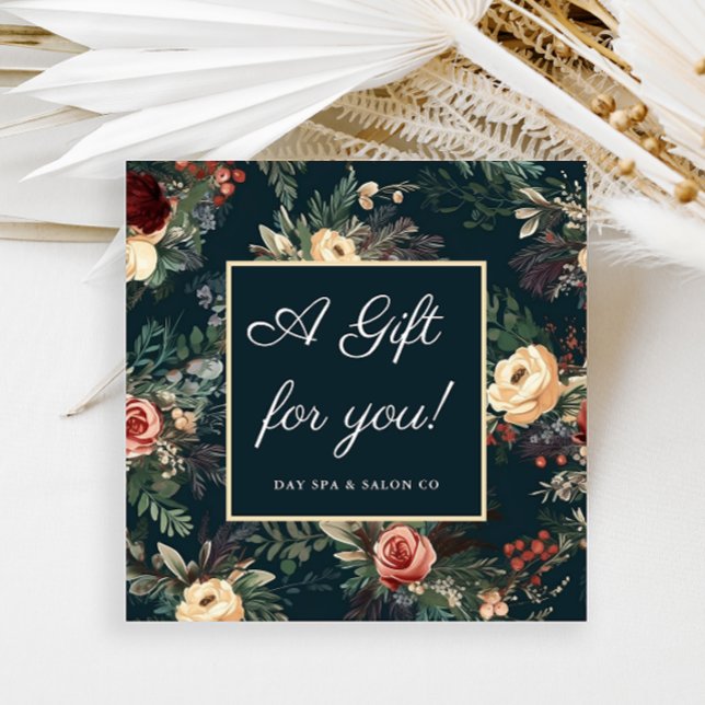 Simple Floral Classic Gift Voucher Certificate (Subido por el creador)