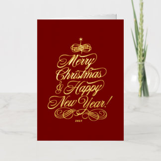 Simple Foil Christmas Card
