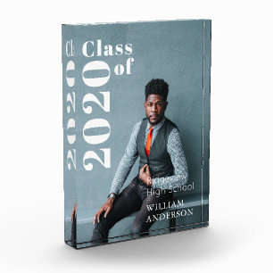 Simple foto negrita Graduación Bloque de fotos