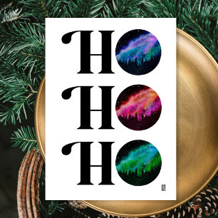 Simple Galaxy Negrita HO HO HO Navidad