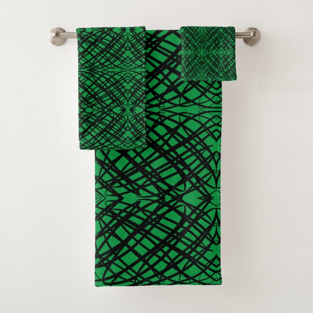 Simple Garabato | Teselado Espejo | Verde | (In situ)