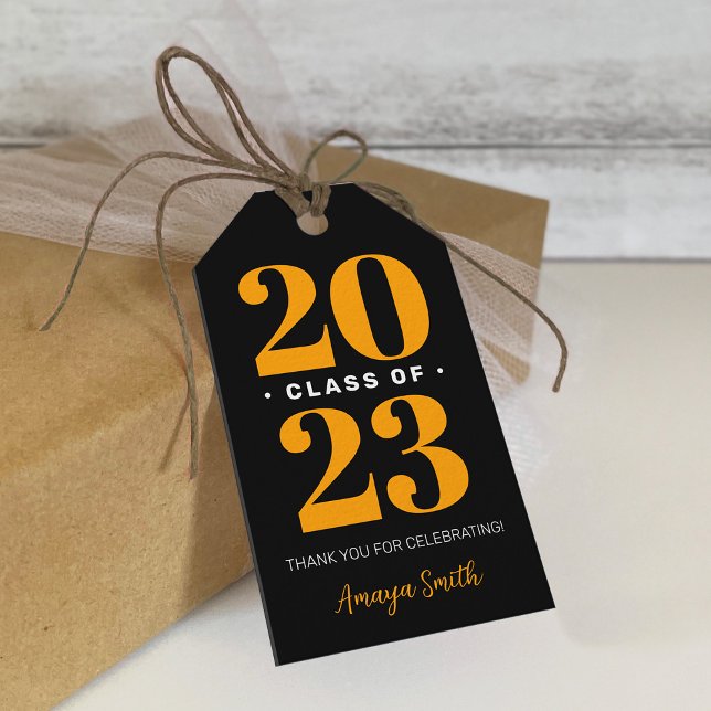 Simple Graduación Moderna Gracias Etiqueta De Rega (Subido por el creador)