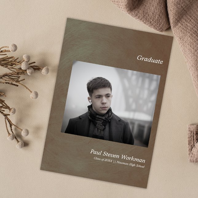 Simple Graduation Announcement Custom Photo (Subido por el creador)