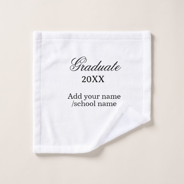 Simple graduation congratulations minimal add clas (Toallita)