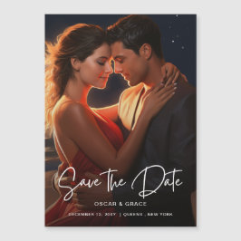 Simple Guardar la tarjeta magnética de fotos clási