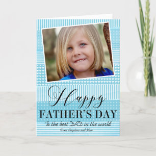 Simple "Happy Father's Day", moderna tarjeta de sa