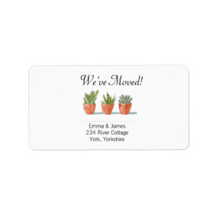 Simple Hemos movido nueva etiqueta de dirección de