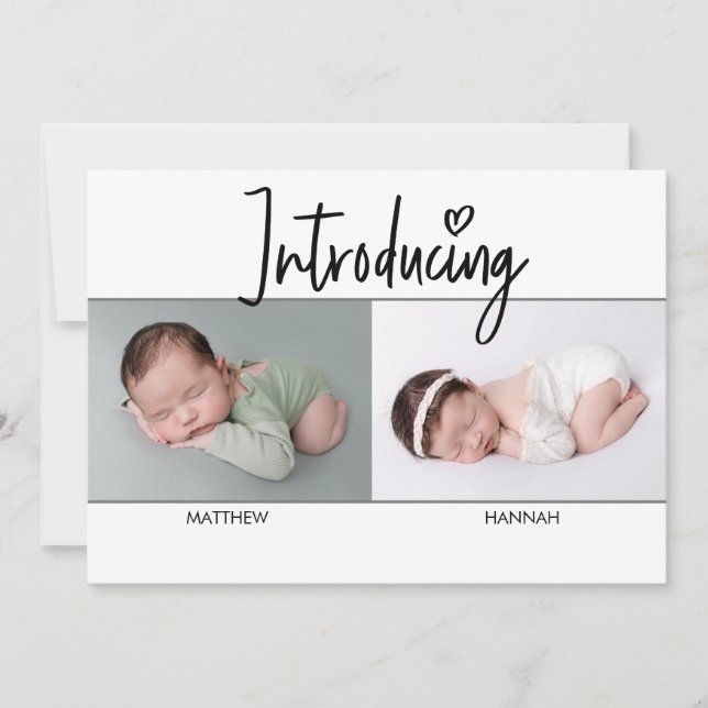 Simple introducción a Script Twins niño y Chica (Anverso)