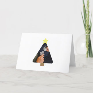 Simple Invitación de embarazo en árbol de Navidad