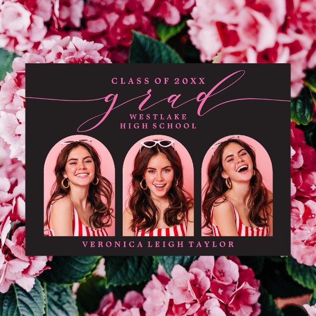 SIMPLE INVITACIÓN DE GRADO DE LA CALIGRAFÍA DE ARC (Subido por el creador)