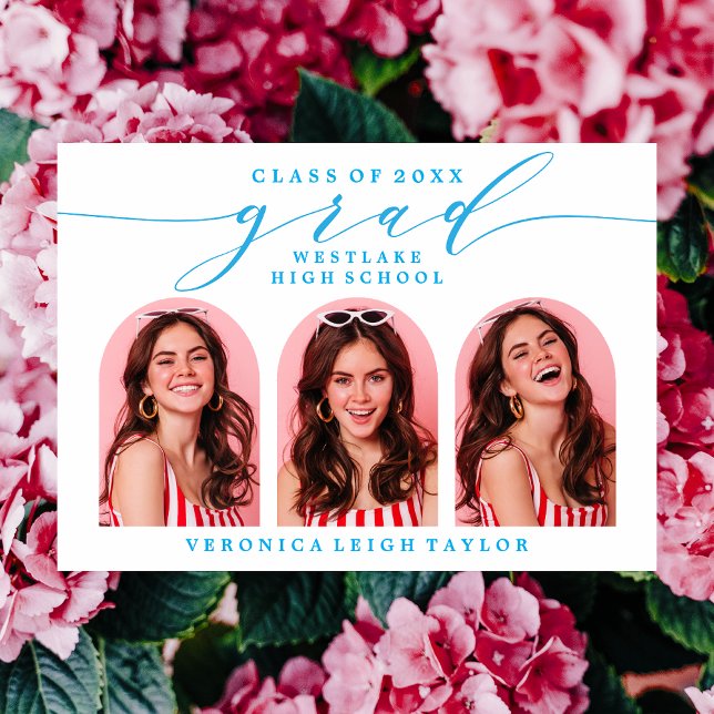 SIMPLE INVITACIÓN DE GRADO DE LA CALIGRAFÍA DE ARC (Subido por el creador)