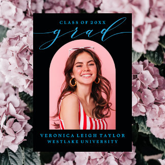 SIMPLE INVITACIÓN DE GRADO DE LA CALIGRAFÍA DE ARC