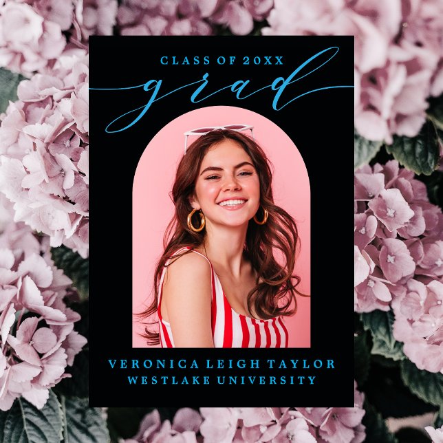 SIMPLE INVITACIÓN DE GRADO DE LA CALIGRAFÍA DE ARC (Subido por el creador)