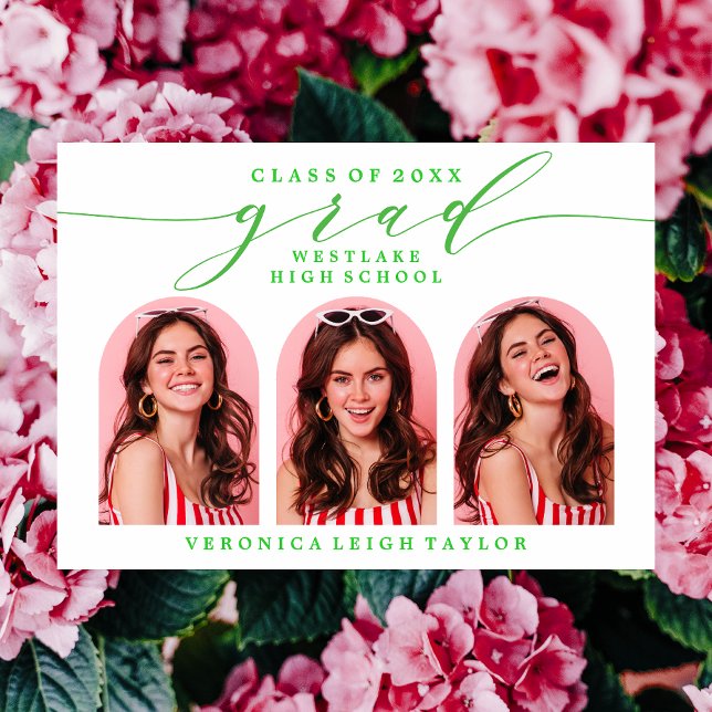 SIMPLE INVITACIÓN DE GRADO DE LA CALIGRAFÍA DE ARC (Subido por el creador)