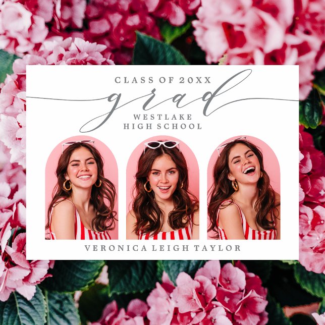 SIMPLE INVITACIÓN DE GRADO DE LA CALIGRAFÍA DE ARC (Subido por el creador)