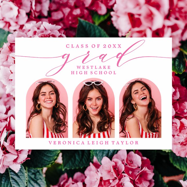 SIMPLE INVITACIÓN DE GRADO DE LA CALIGRAFÍA DE ARC (Subido por el creador)