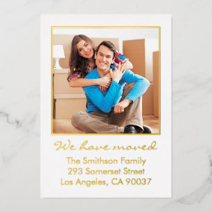 Simple Invitación de movimiento personalizada míni