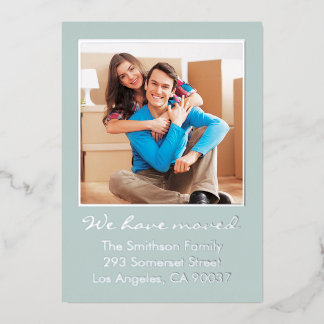 Simple Invitación de movimiento personalizada míni