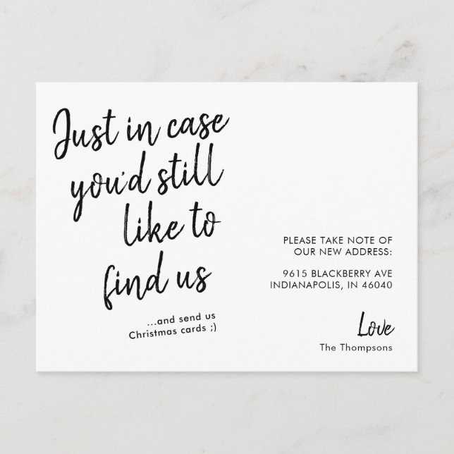 Simple Invitación divertida y divertida (Anverso)