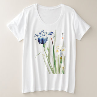 SIMPLE IRIS JAPONÉS WOODBLOCK IMINT T-Shirt