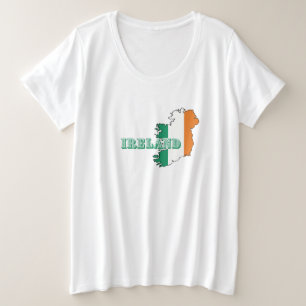 Simple irlanda moderna irish Art Map Flag Souvenir