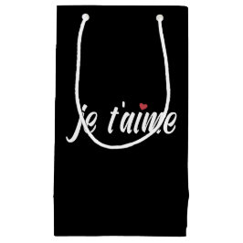 Simple Je T'aime Te Amo Valentine | Bolsa de regal