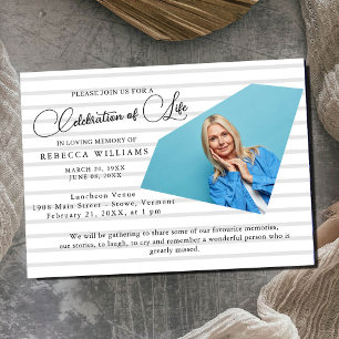 Simple Lettering Celebración de las invitaciones a