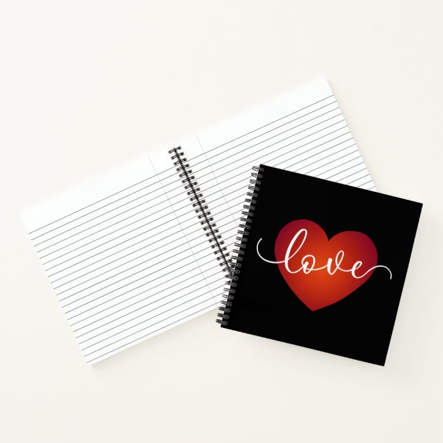 Simple Love Calligraphy Valentine | Cuaderno (Interior)