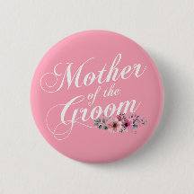 Simple madre del Boda Groom | Botón Pin