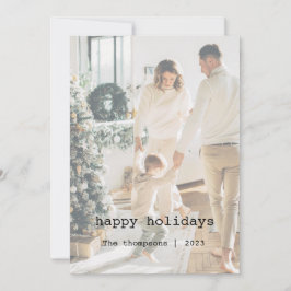 Simple máquina de escribir texto de feliz navidad