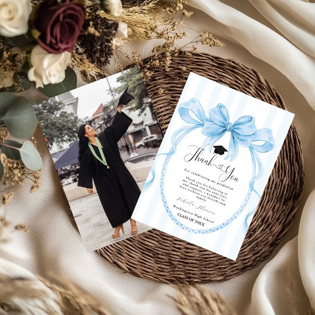 Simple mensaje de agradecimiento de graduación con (Subido por el creador)