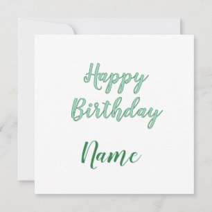 simple minimal feliz cumpleaños añade tu nombre