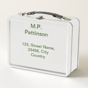 Simple minimal verde añade tu texto nombre foto pe