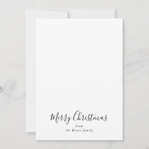 Simple Minimalista Black White Feliz Navidad