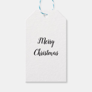 Simple minimalista elegante etiqueta de regalo de